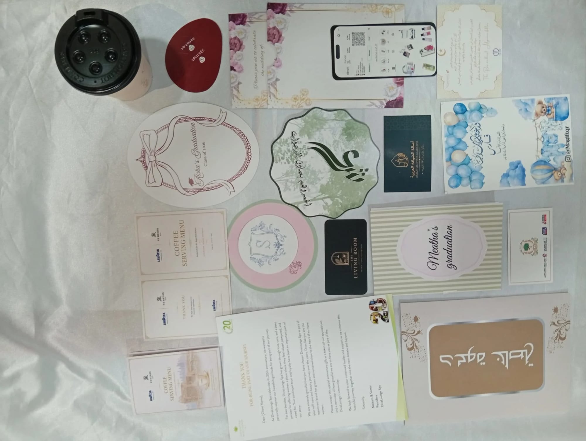Custom Stationeries, Business Cards & Invitations in Qatar — Mars Sign & Craft Qatar